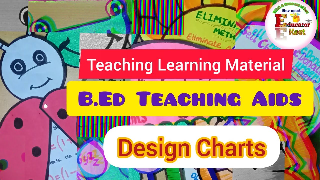 B Ed Commission Design Charts Teaching Learning Material TLM Chart