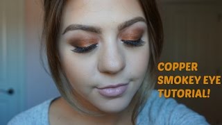 Copper Smokey Eye Tutorial | Morphe 35O Palette
