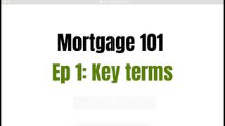Mortgage Terms Explained: From Underwriting to PMI