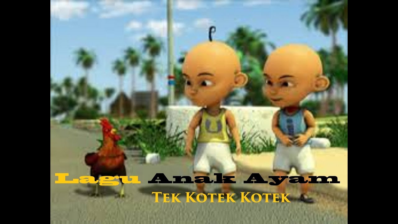 LUCU Upin Ipin Joget Lagu Anak Ayam Tek Kotek Kotek YouTube