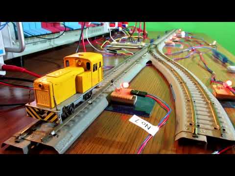 Sample 00　HOPE-2022　HO列車の自動運転とキーボードからの経路指定
