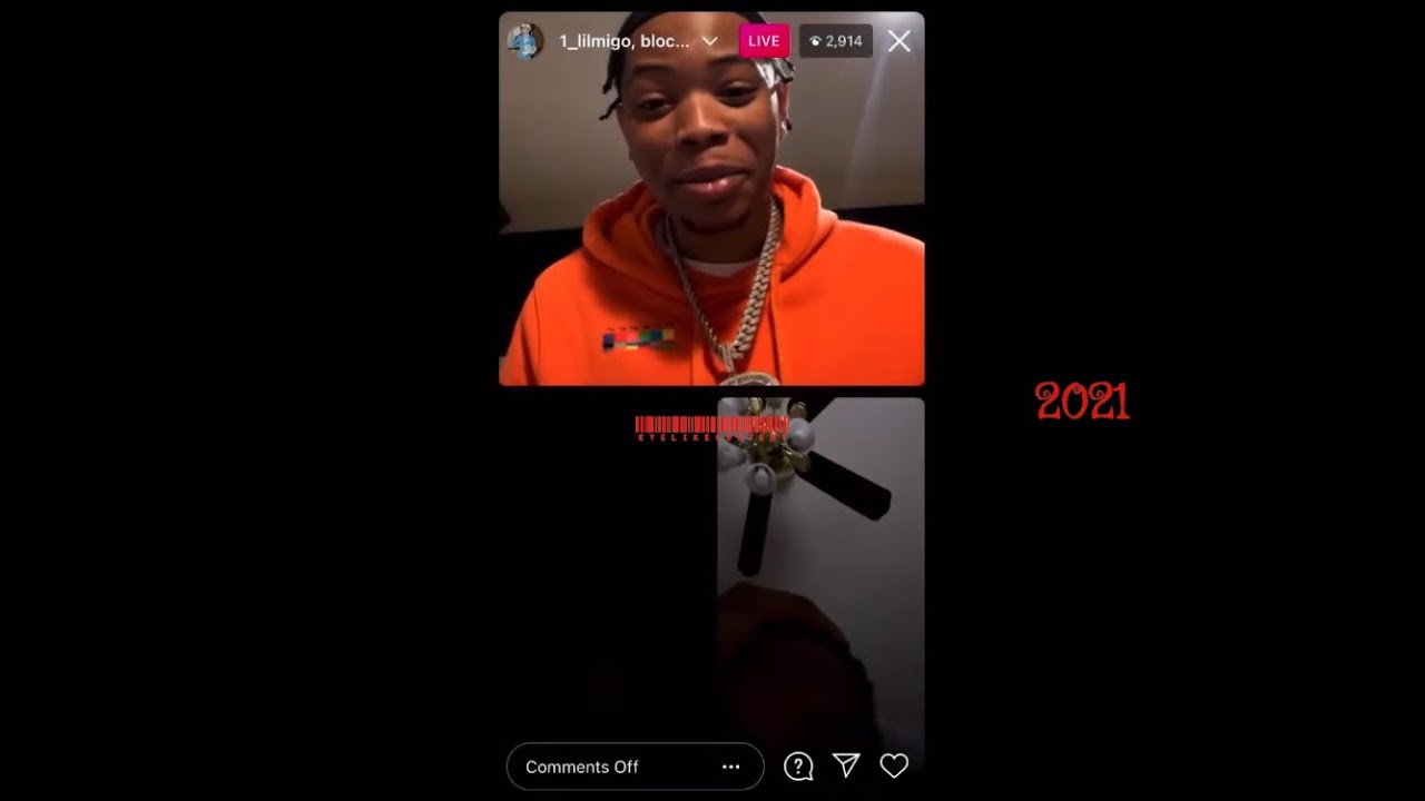 Lil Migo With Blocboy JB Clowning With A Young Boy (Funny) Instagram Live June 15, 2021