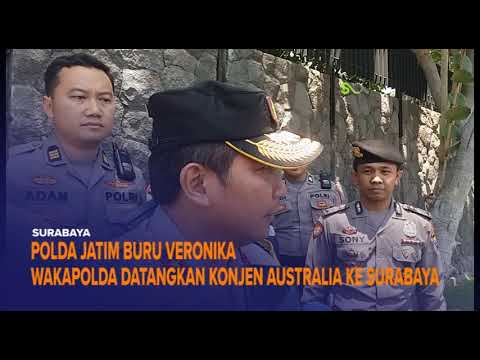 sbo tv digital Buru veronika, polda datangkan konjen australia ke surabaya