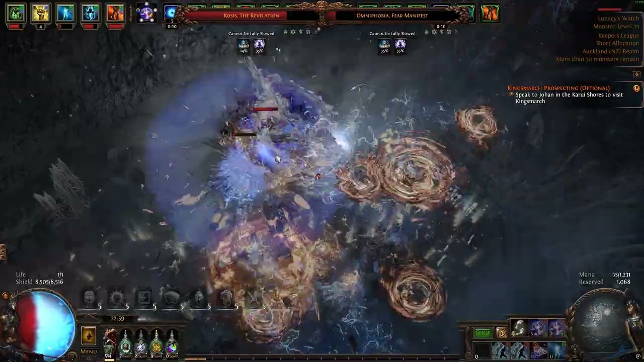 (POE 3.27) PBOD Elementalist Wave 15 Simulacrum