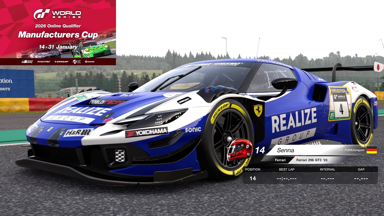 Gran Turismo 7 | World Series 2026 - Online Qualifiers | Manufacturers Cup - Round 5 | Test Race