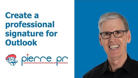 Creating a Professional Email Signature for Outlook