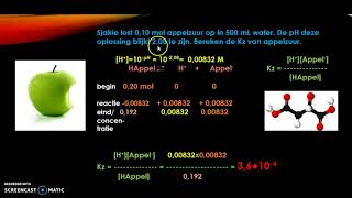 Rekenen Aan Zwakke Zuren Kz En Molariteit Berekenen
