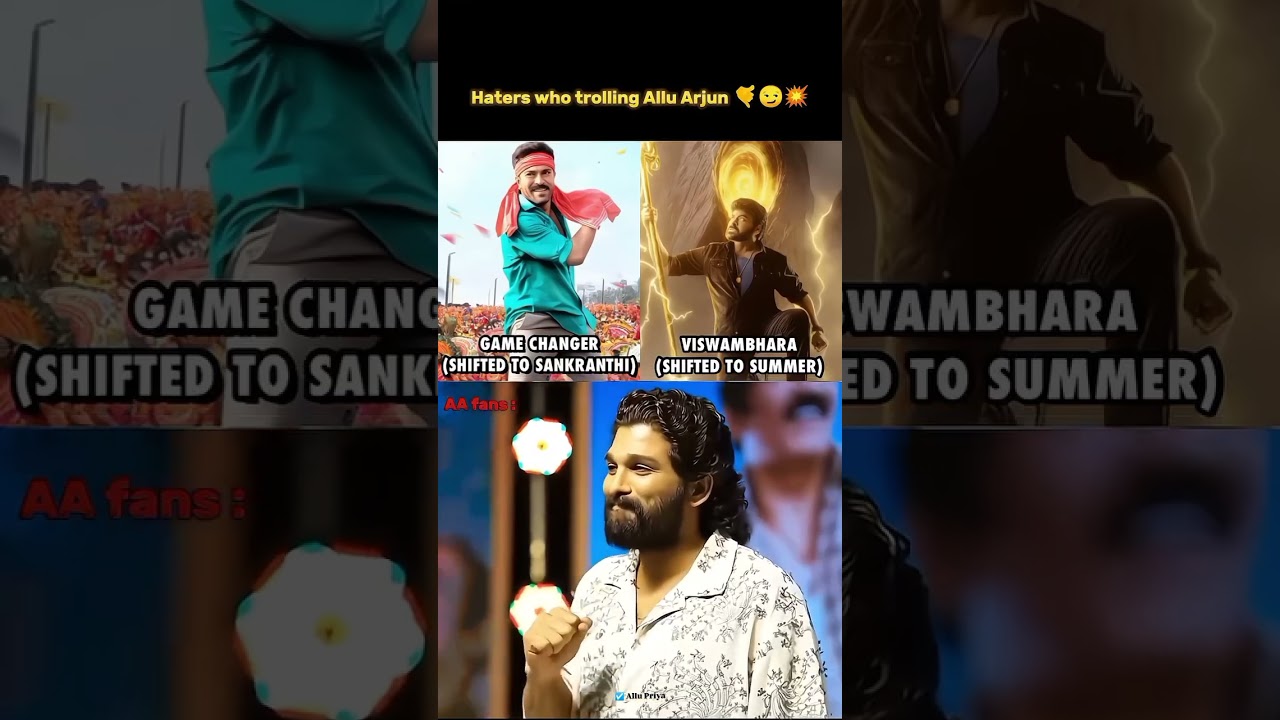 Heters who trolling Allu Arjun 🤙💥 