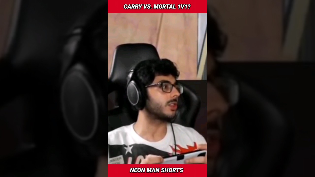 CarryMinati Vs MortaL BGMI 1v1? Reacts! | CarryIsLive Mortal BGMI News Shorts Facts 