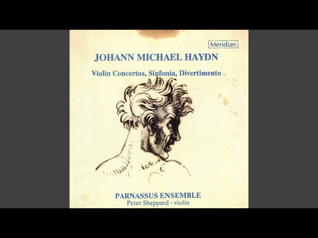 Violin Concerto in A Major: II. Adagio