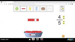 Cara Asyik Belajar Pecahan pake simulasi PhET, Matematika kelas 2 Sekolah Dasar,bagian ke-1 screenshot 4