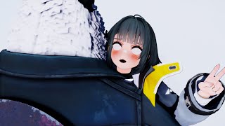 Segs with Female Endministrator  -Arknights endfield MMD