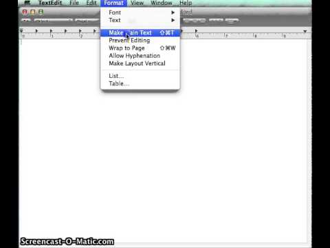 TextEdit Preferences