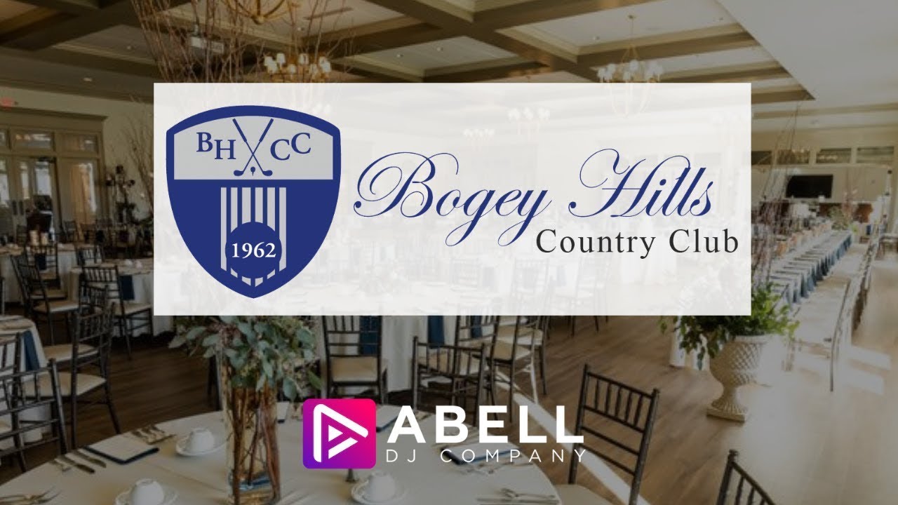 Wedding Reception Dance Party at Bogey Hills Country Club in St Charles MO with Abell DJ Company