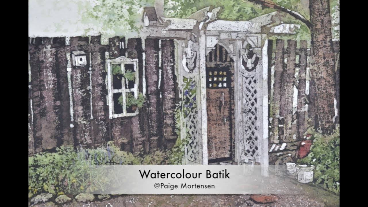 What is Watercolour Batik?