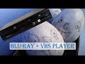 Panasonic bluray dvd vhs vcr combo player  rare