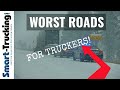 10+ Most Dangerous Roads For Truck Drivers in North America (+ A Trucker Story!)