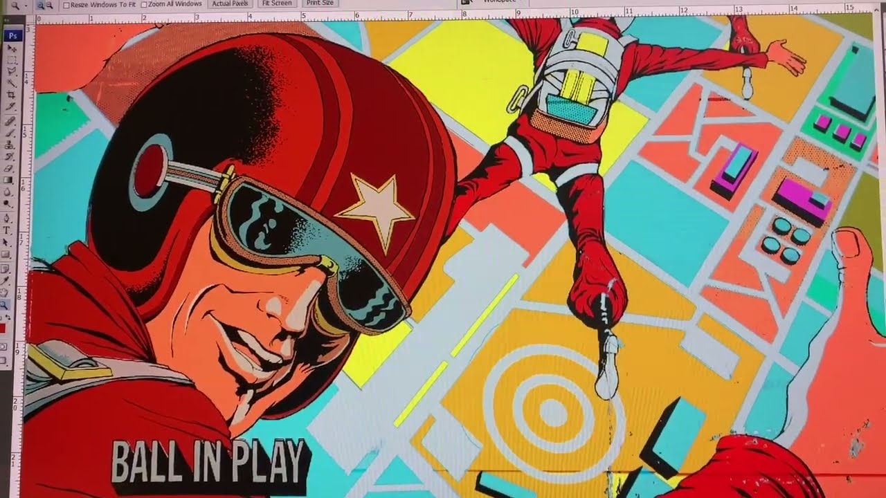 How to use Photoshop to reproduce  a Pinball Back Glass. Stained glass project too?