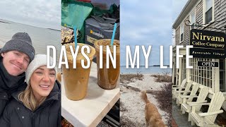 VLOG: back home on cape cod, exciting news, bspoke spin class, lighthouse coffee, etc !