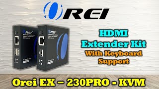 Kvm 4K Hdmi Extender Over Cat67 Cable Ex-230Pro-Kvm