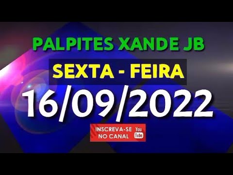 Palpite dia 16/09/2022 – JOGO DO BICHO TODAS AS LOTERIAS