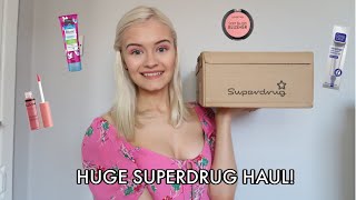 HUGE SUPERDRUG HAUL | Makeup, Skincare + Bodycare!