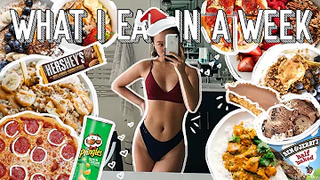WHAT I EAT IN A WEEK To Stay FIT & HEALTHY for the HOLIDAYS | being honest about my mental health