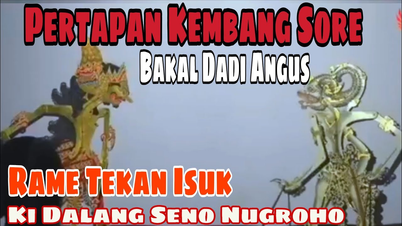 Pertapan Kembang Sore Bakal Dadi Angus Wayang Kulit Ki Seno Nugroho,Rame Mulai Awal