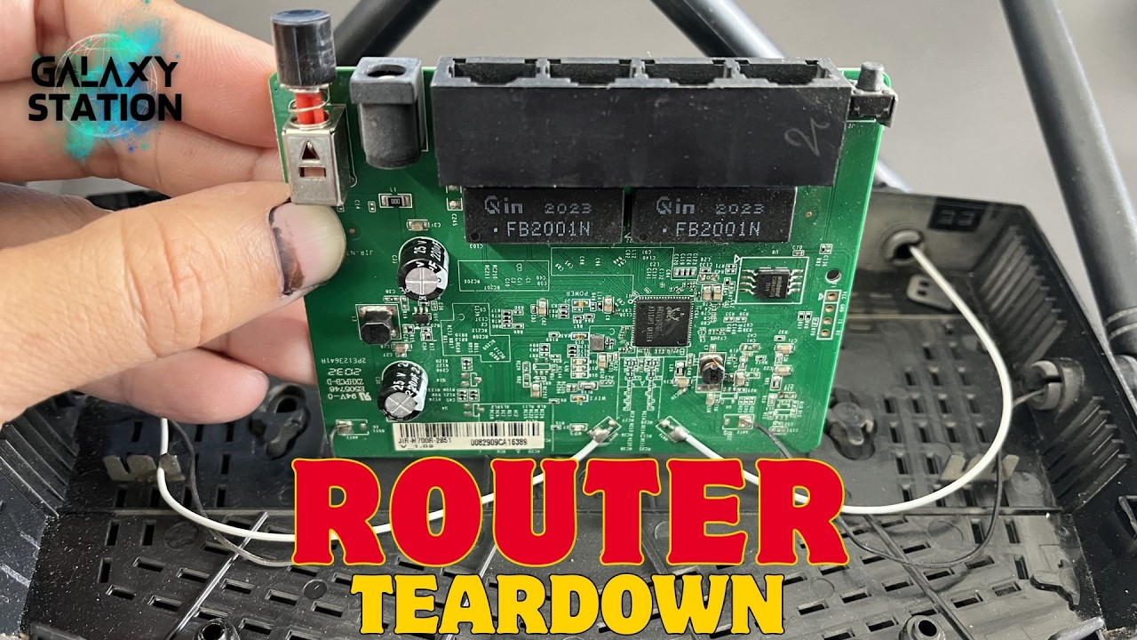 Basic Internet Wi-Fi Router Teardown | Inside Components Revealed ...