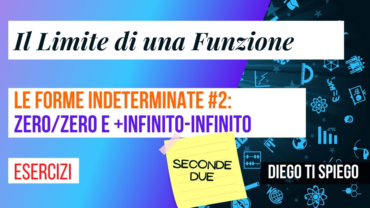 LE FORME INDETERMINATE #2: zero/zero e +infinito-infinito - YouTube