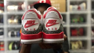 Jordan Retro 3 Fire Red 2022