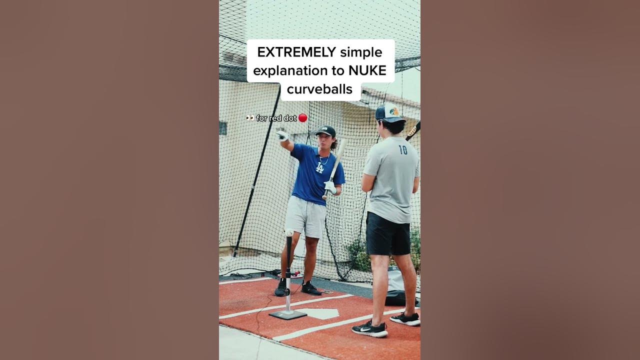Hitting curveballs 101 #baseball #baseballcoach #baseballtips #curveball