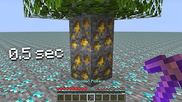 how to break a pickaxe in 0.5 seconds