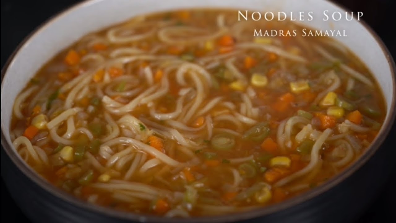 Spicy Masala Noodles Soup Recipe in Tamil Homemade Noodles Masala in