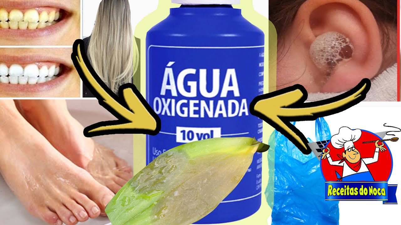 INCRÍVEIS 20 MANEIRAS DE USO DA ÁGUA OXIGENADA - SURPREENDA-SE ! - YouTube