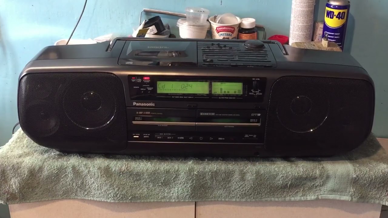 Panasonic RX-DT9 vs Panasonic RX-DT8 . Сравнение звучания. - YouTube