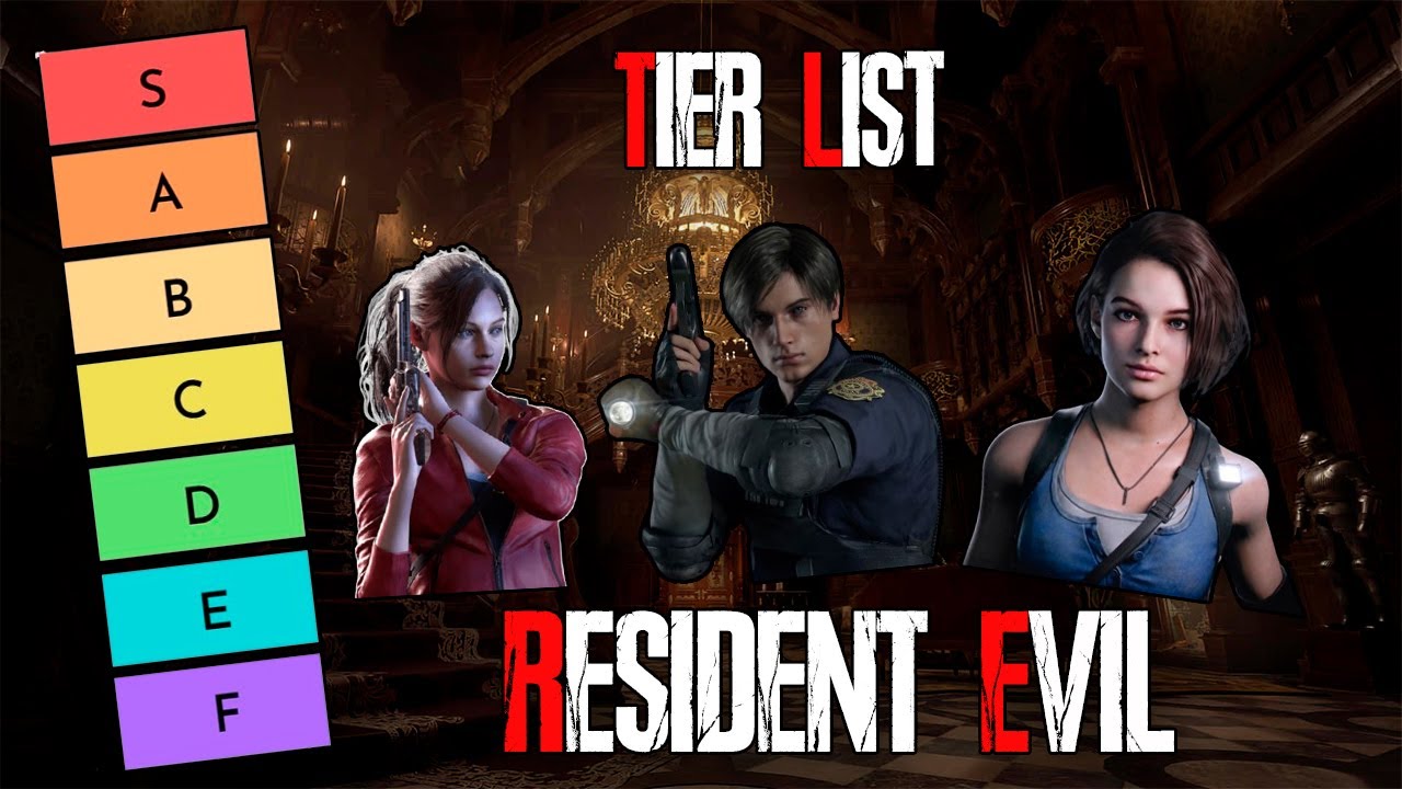 RANKING DE TODOS LOS RESIDENT EVIL TIERLIST - YouTube