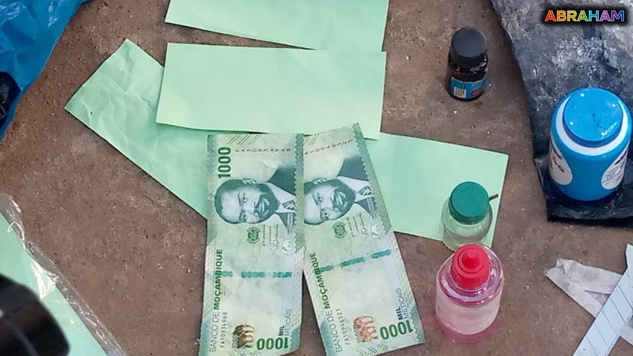 🔴 VEJA NO VÍDEO: COMO O DINHEIRO É FALSIFICADO EM MOÇAMBIQUE! 