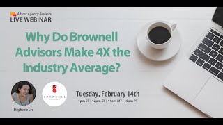 Why Do Brownell Advisors Make 4X the Industry Average?