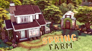 картинка: Весенняя ферма Симс 4🌳🐤Spring Farm The Sims 4 |Строительство| NO CC