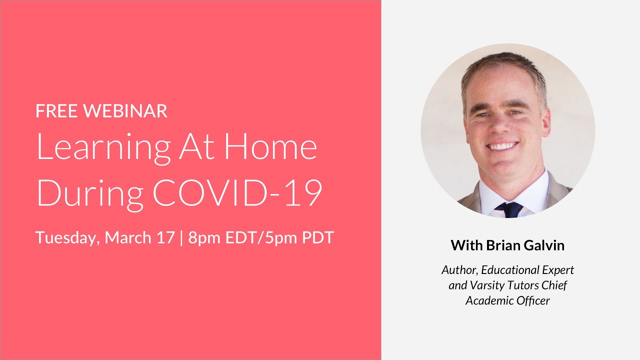 Free Webinar: Learning At Home During COVID-19