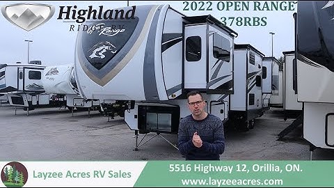 2022 Highland Ridge Open Range 378RBS - Layzee Acres RV Sales