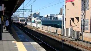 京王7000系（7702F+7804F）　準特急新宿行き通過　八幡山にて