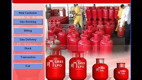 Gas Agency Visual Basic 6.0 Project