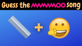 Guess the Mamamoo song by emoji - NEW KPOP GAME