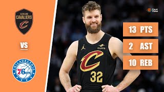 Dean Wade - 13 Points, 10 Rebounds, 2 Assists vs 76ers - 2025-26 Regular Season