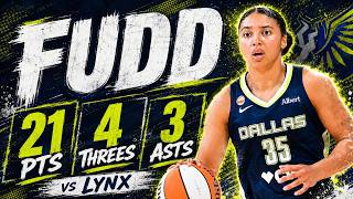 Azzi Fudd 21 pts 4 threes 3 asts vs Lynx 2026 Season