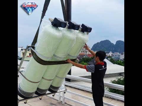 Video Quảng ninh, Bộ lọc tinh khiết RO 1500 lít A12 lọc nước - youtube