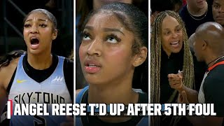 Angel Reese T'd up for protesting foul 😬 Fails to record 16th-straight double-double | WNBA on ESPN
