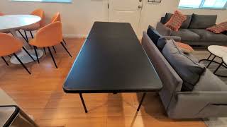 Mainstays 6 Foot Bi Fold Plastic Folding Table Review